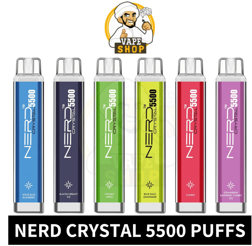 Your Vape Shop's Best Sellers Explained: Why Nerd Crystal 5500 Puffs Fly Off the Shelves